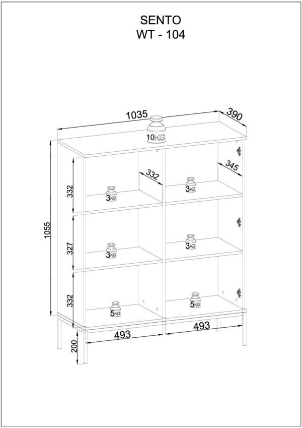 COMO Witryna 2PKT LED - obrazek 6