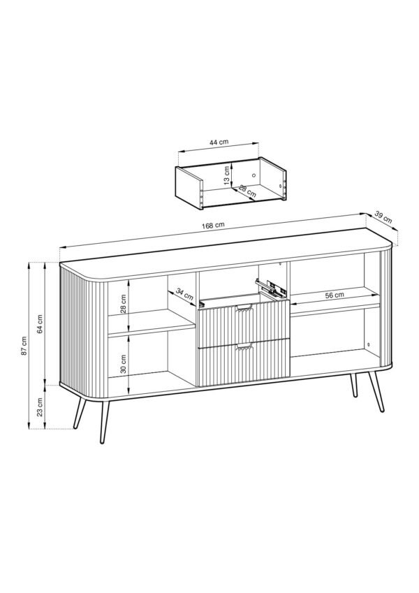 Komoda VELISSO KSZ168 - obrazek 10