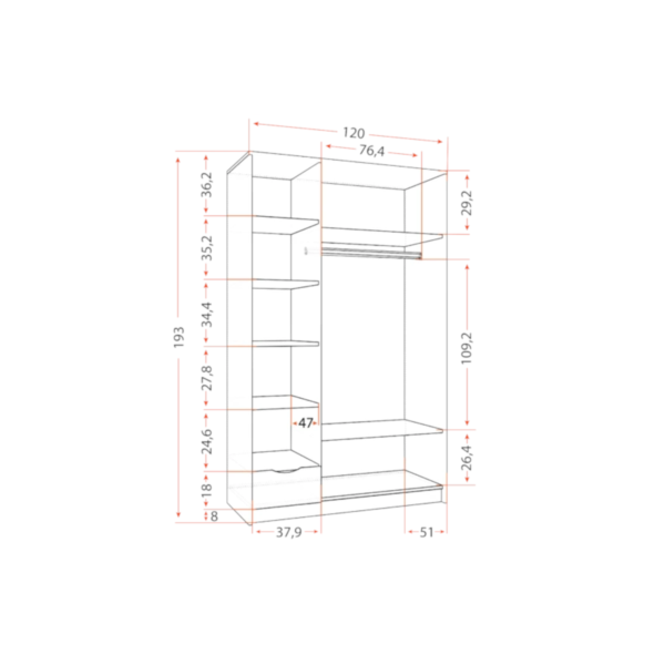 Szafa BLISS 3D