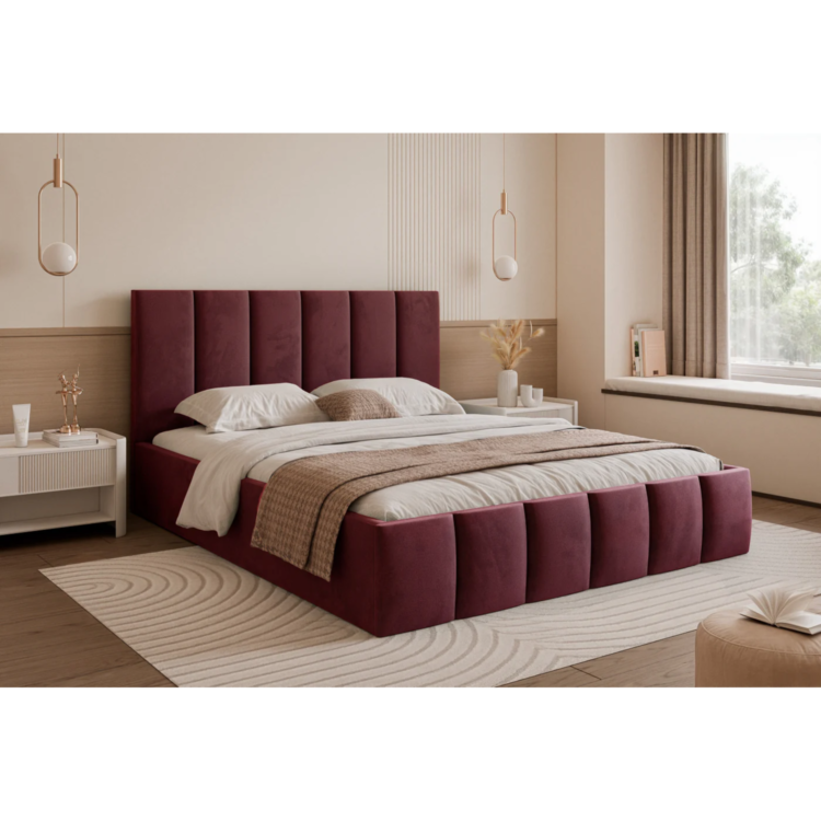 Łóżko tapicerowane