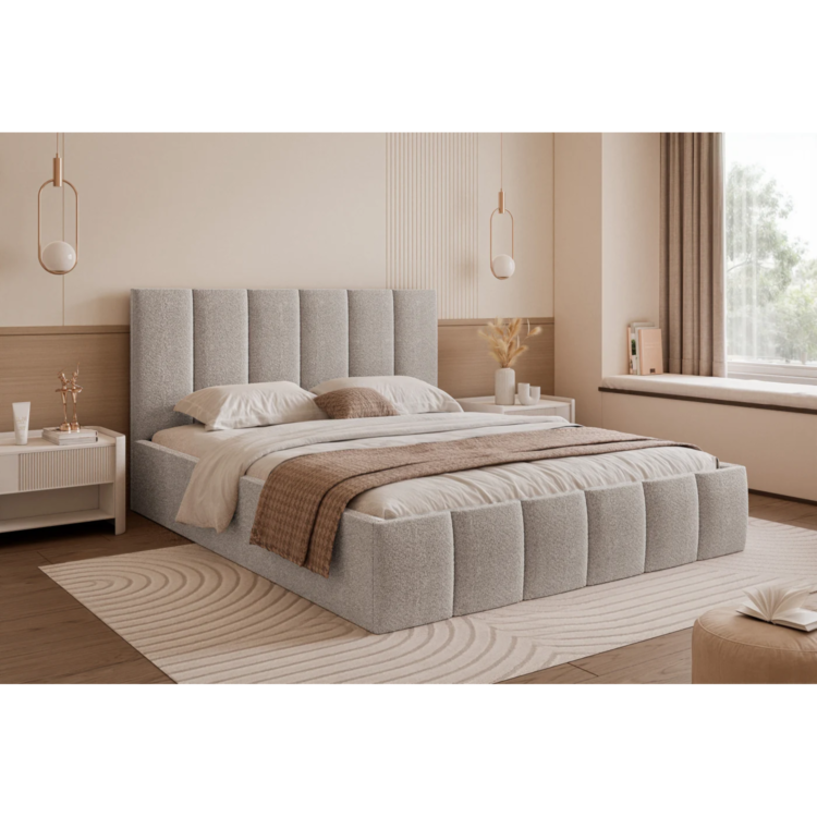 Łóżko tapicerowane