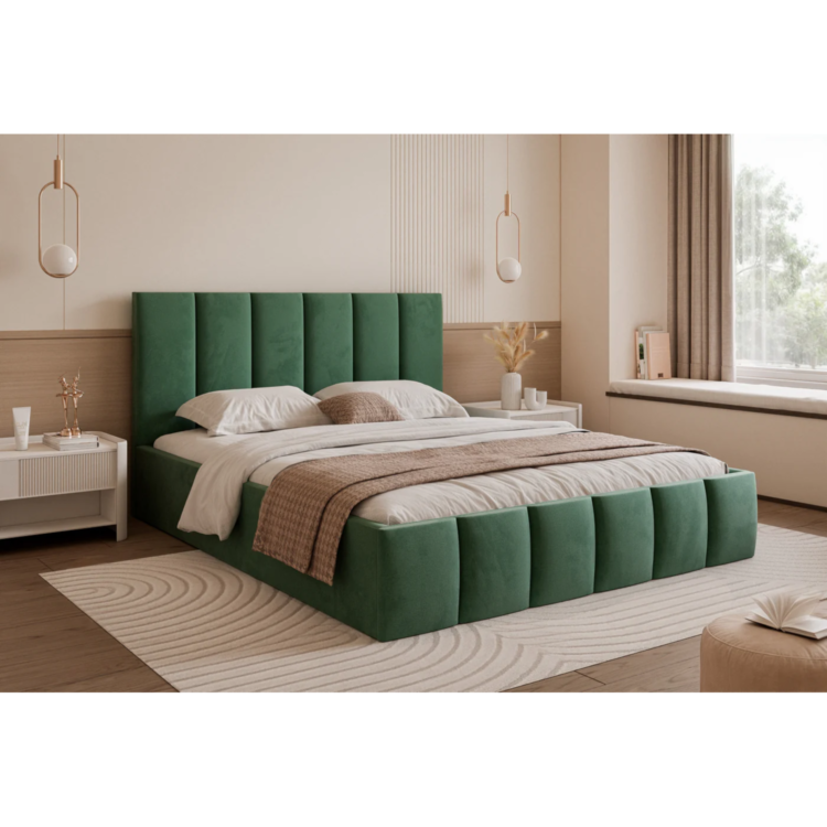 Łóżko tapicerowane