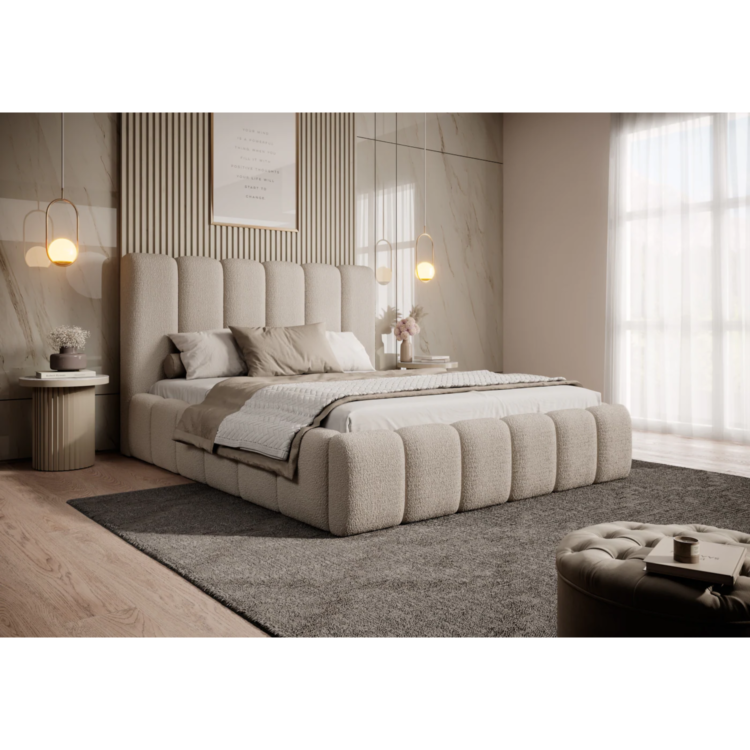 Łóżko tapicerowane