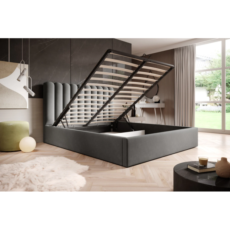 Łóżko tapicerowane