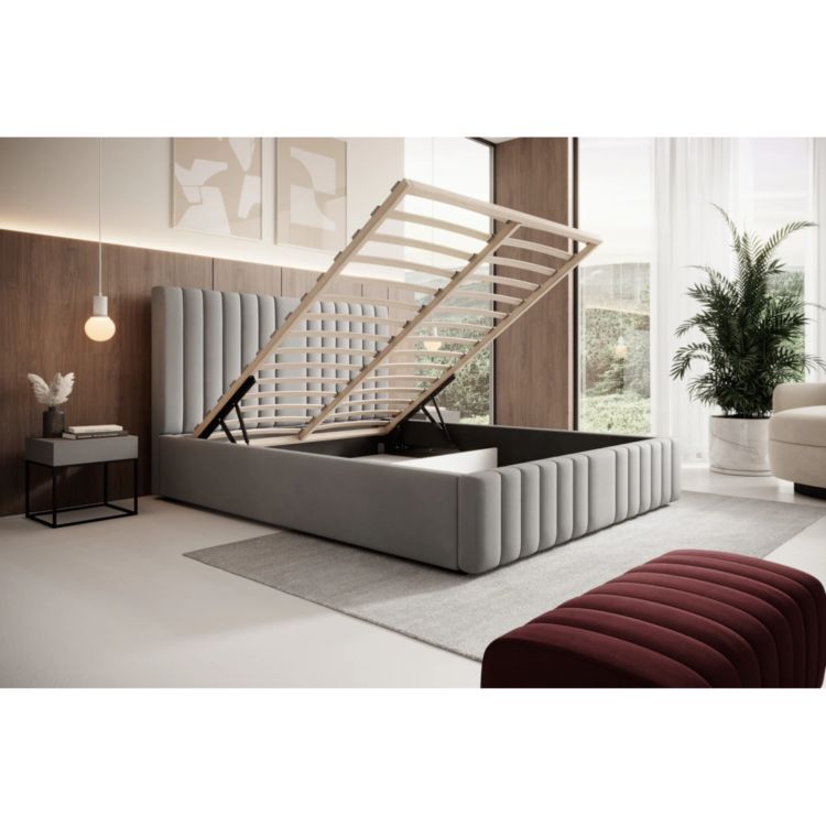 Łóżko tapicerowane