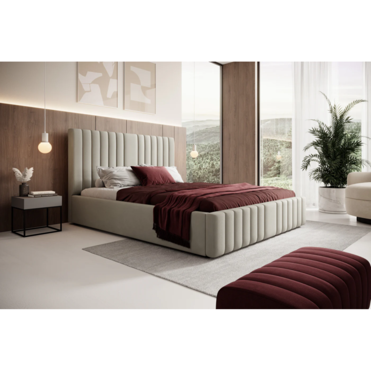 Łóżko tapicerowane