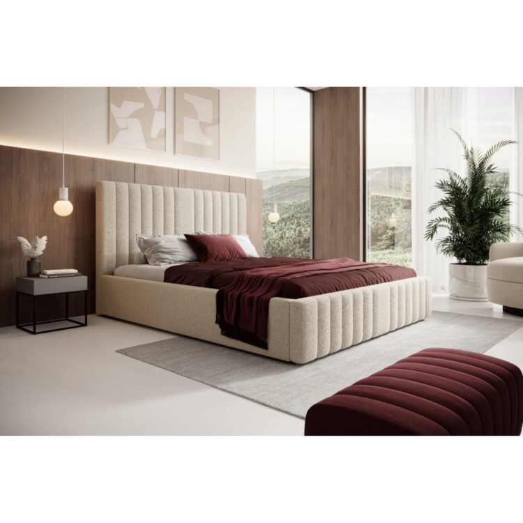 Łóżko tapicerowane