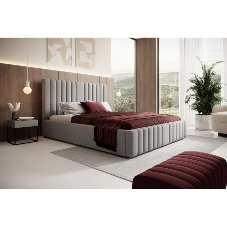 Łóżko tapicerowane