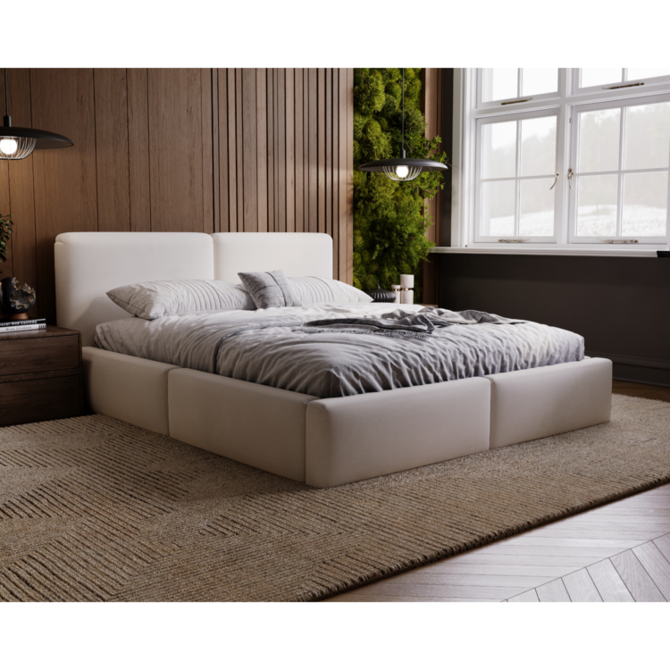 Łóżko tapicerowane