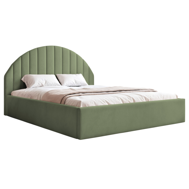 Łóżko Tapicerowane VARIO - Zielony (Dream velvet 202.33)