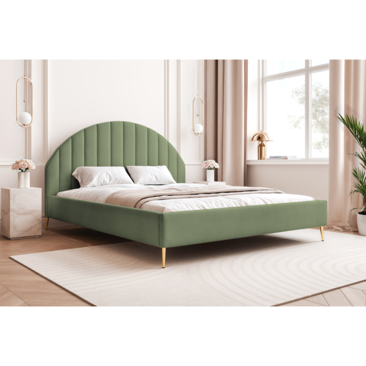 Łóżko Tapicerowane VARIO z nóżkami