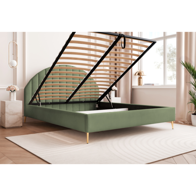 Łóżko Tapicerowane VARIO z nóżkami