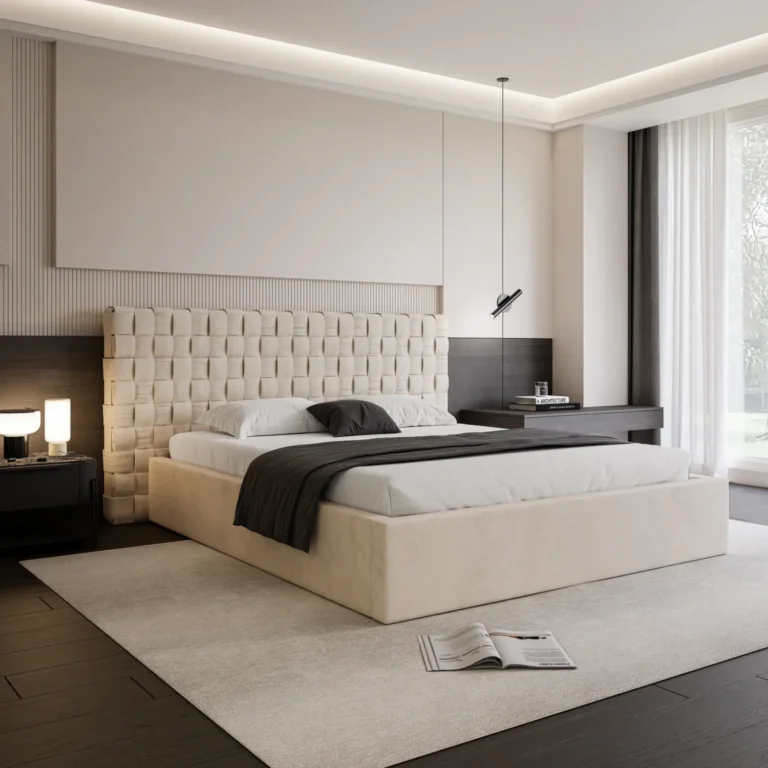 Łóżka tapicerowane