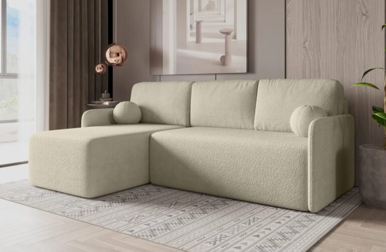 Beżowe meble tapicerowane