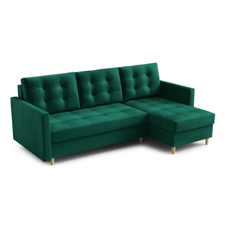 Narożnik DOMI Butelkowa zieleń (Kronos 19)