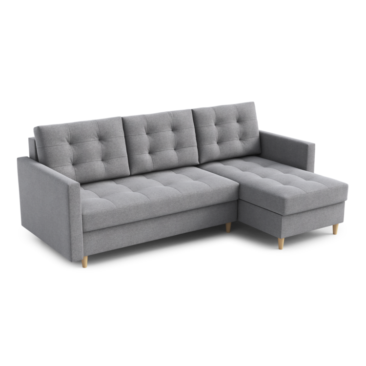 Narożnik DOMI Jasny szary (Malmo 90)