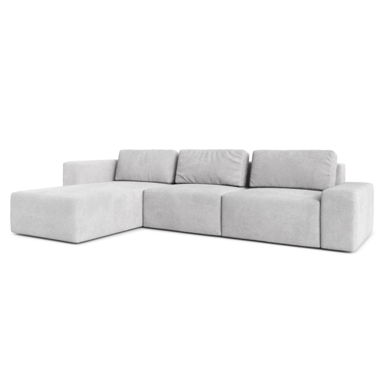 Narożnik ZEFIR 3S - Jasno szary (Baloo 2085)