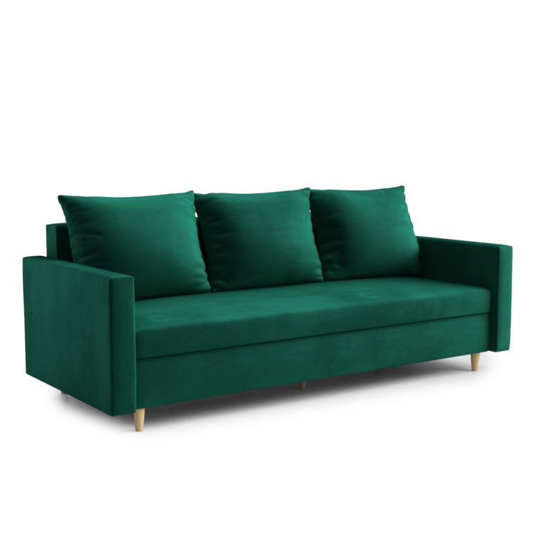 Sofa MIRA Butelkowa zieleń (Kronos 19)