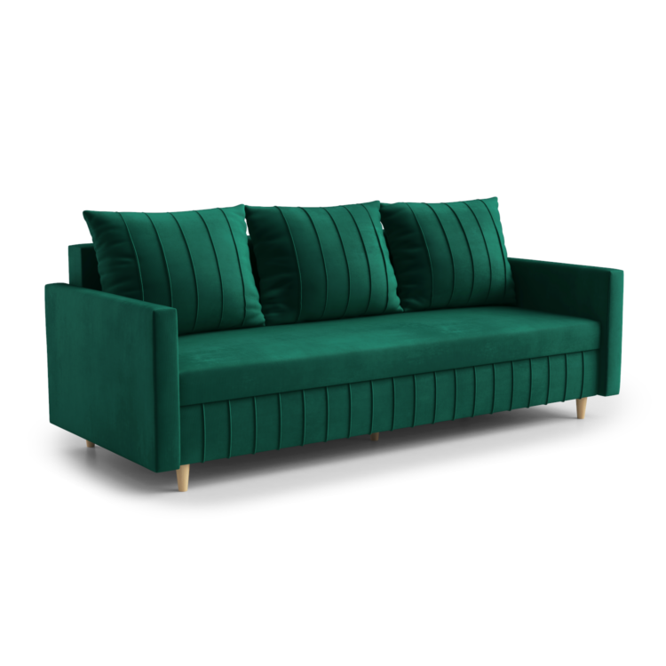 Sofa MIVO Butelkowa zieleń (Kronos 19)