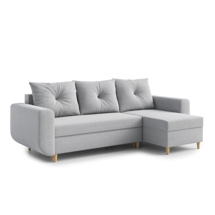 Narożnik AURA Jasny szary (Malmo 83)