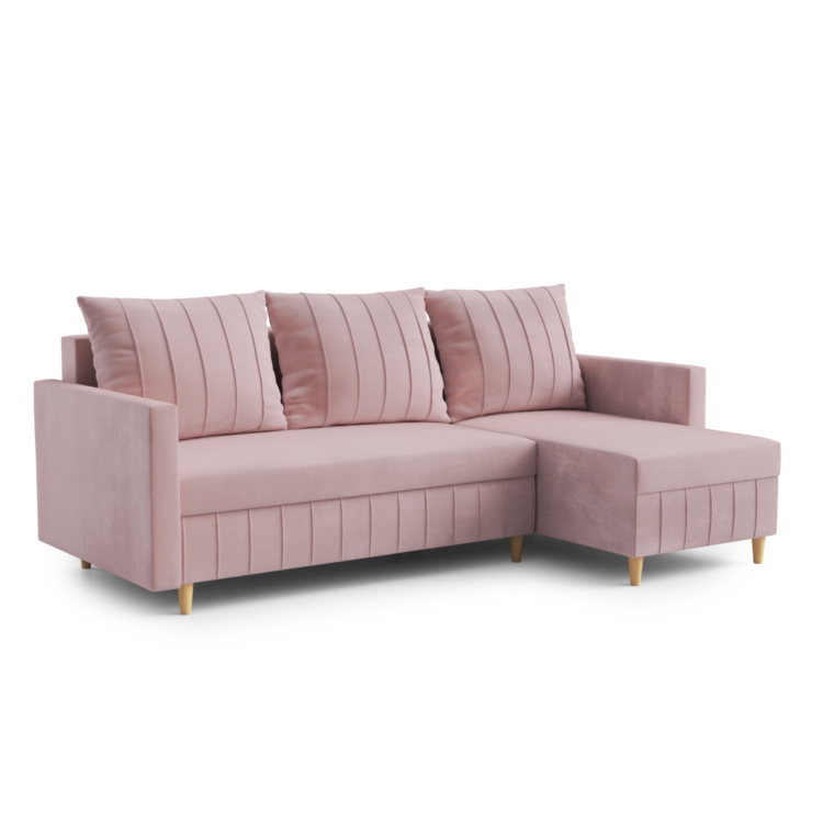 Narożnik FENI Pudrowy róż (Kronos 27)