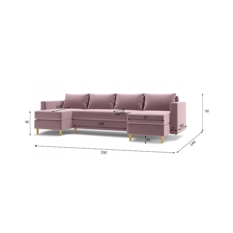 Narożnik NELA wymiary