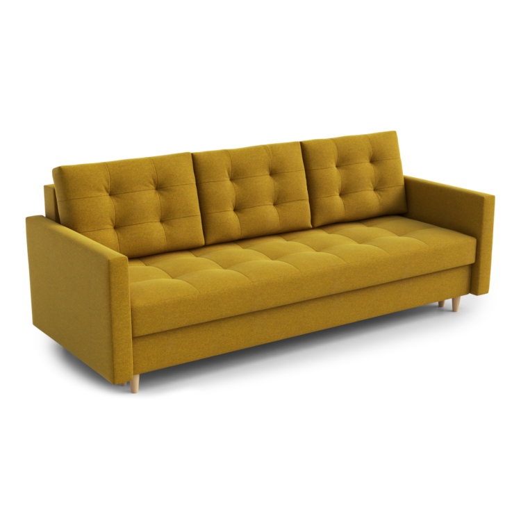 Sofa ARDEN Żółty (Malmo 41)