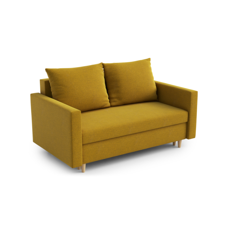 Sofa LUNA Żółty (Malmo 41)