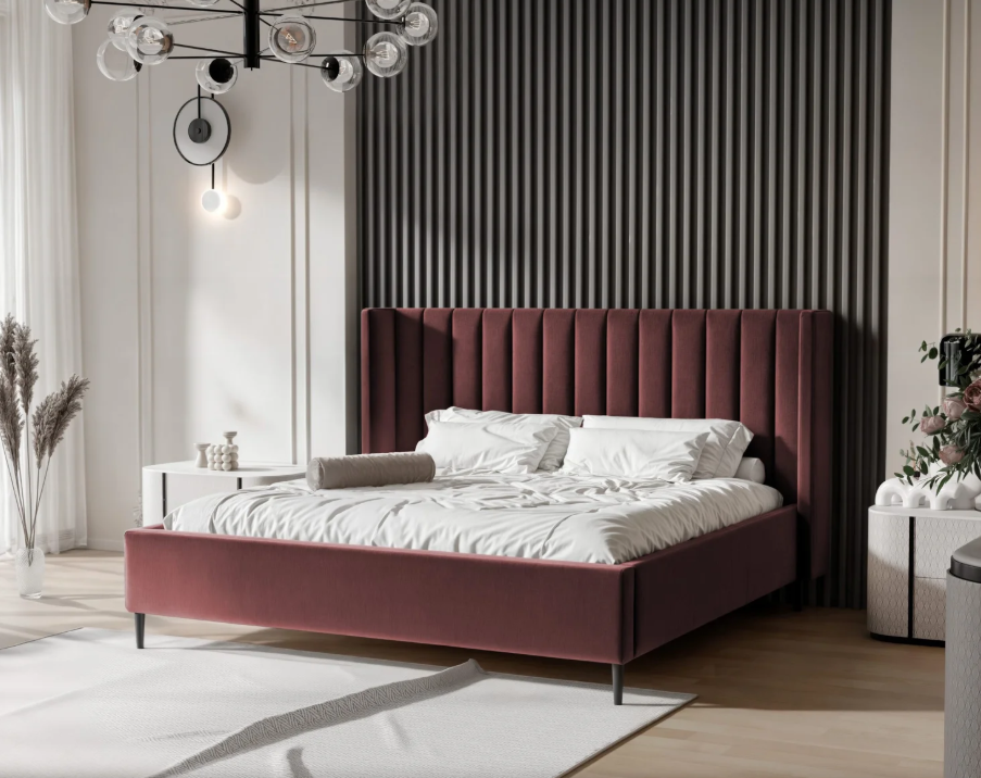 Łóżko tapicerowane LILA