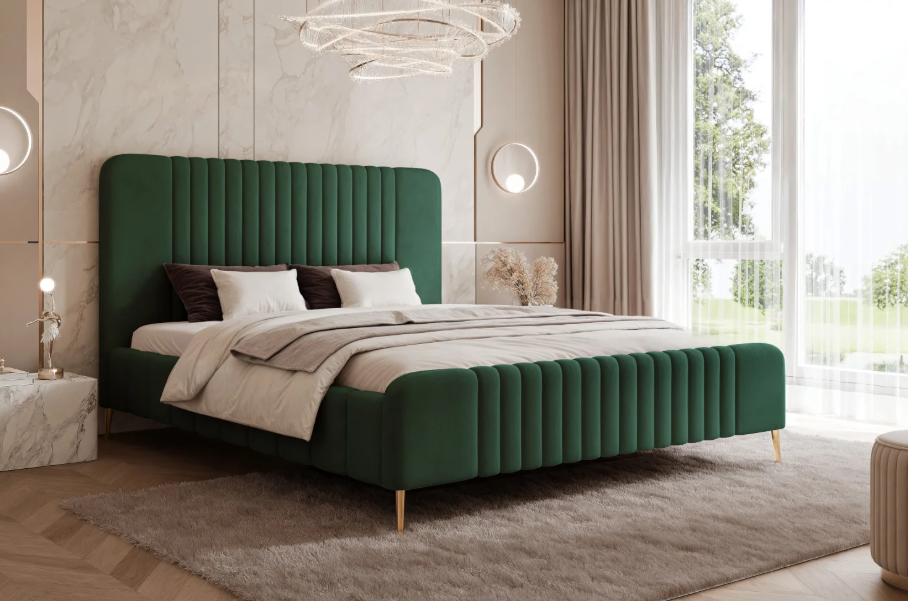 Łóżko tapicerowane CARMELI