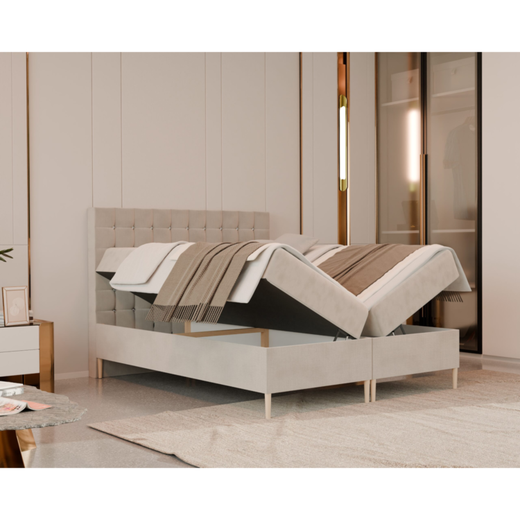 Łóżko kontynentalne MOSS