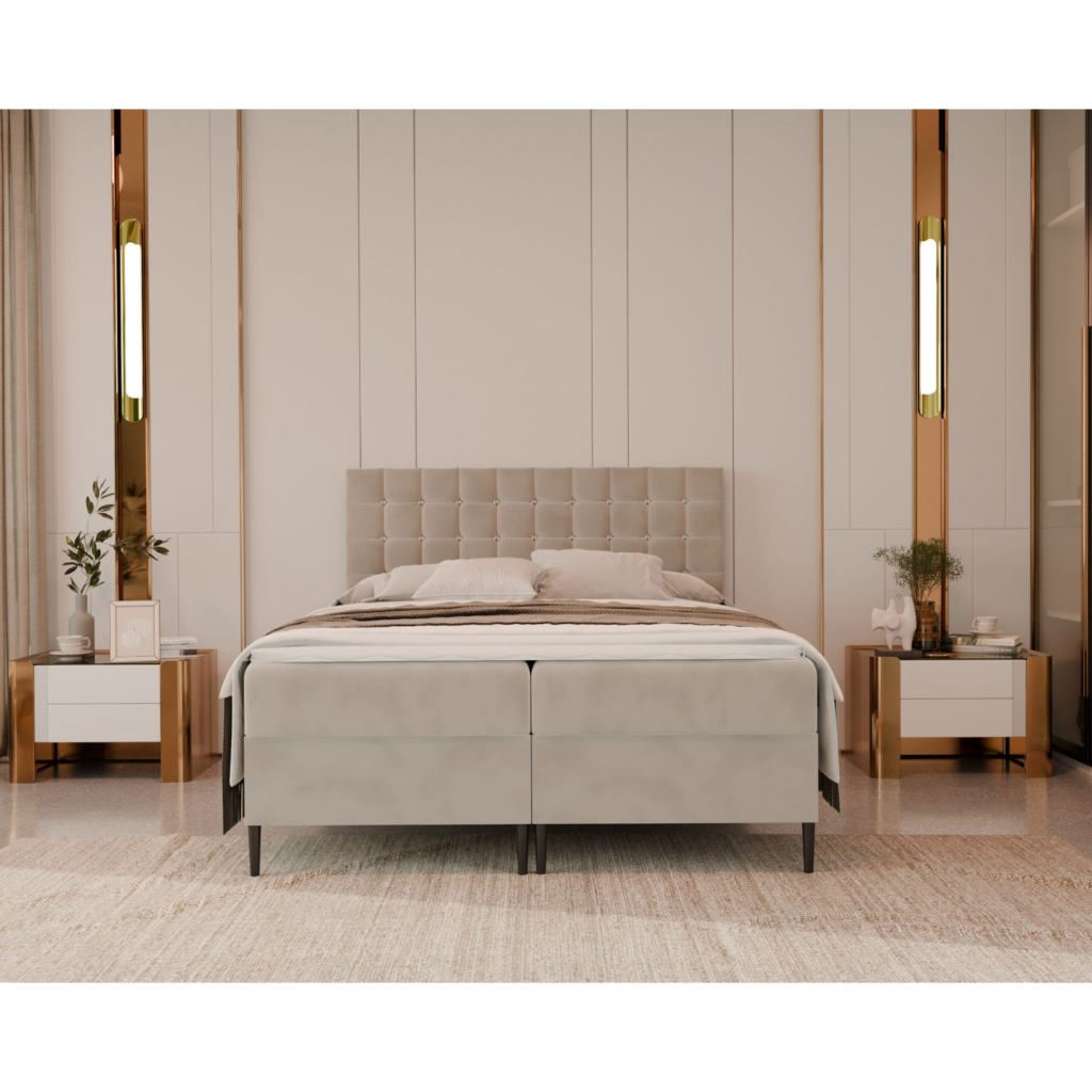 Łóżko kontynentalne MOSS