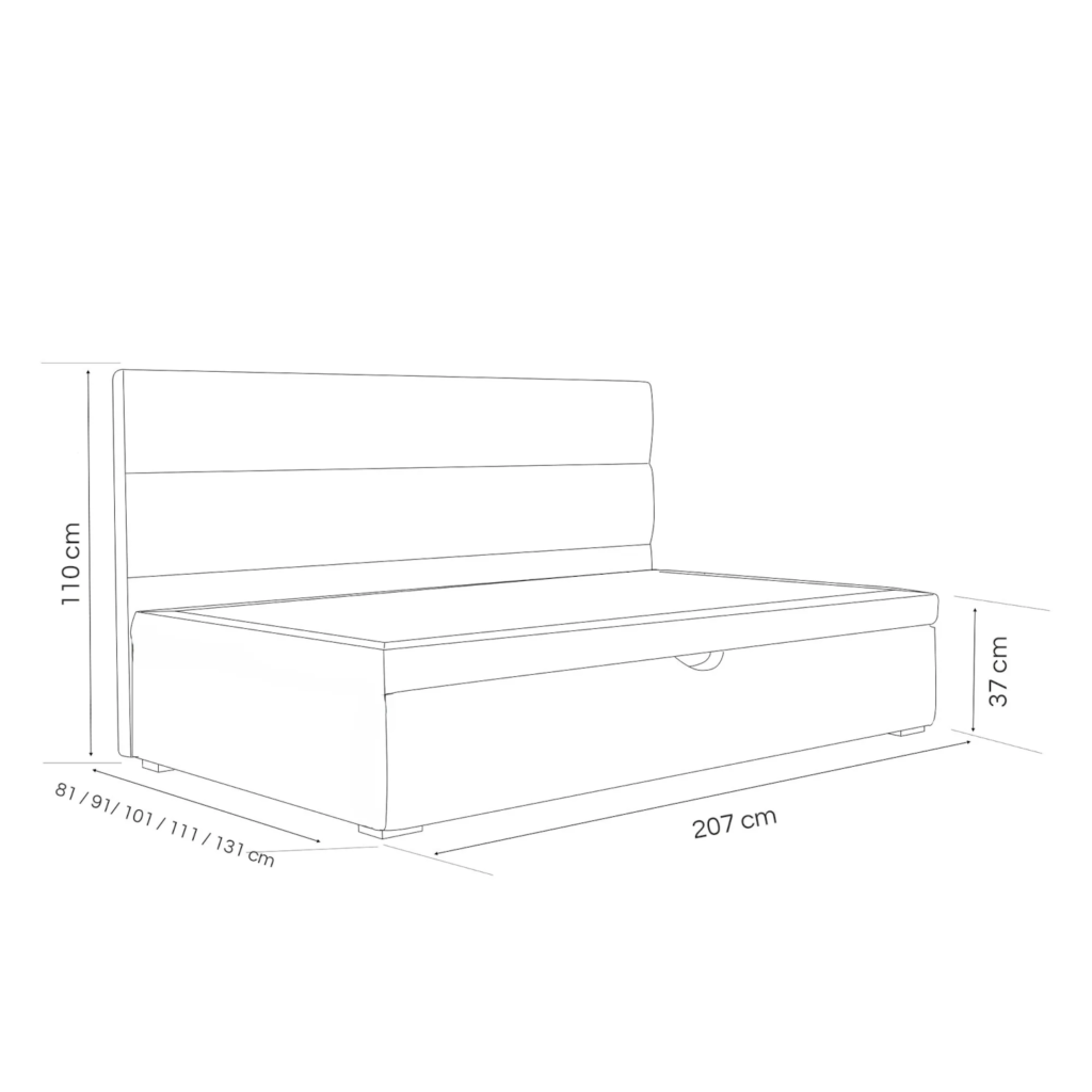 Łóżko młodzieżowe NEXO