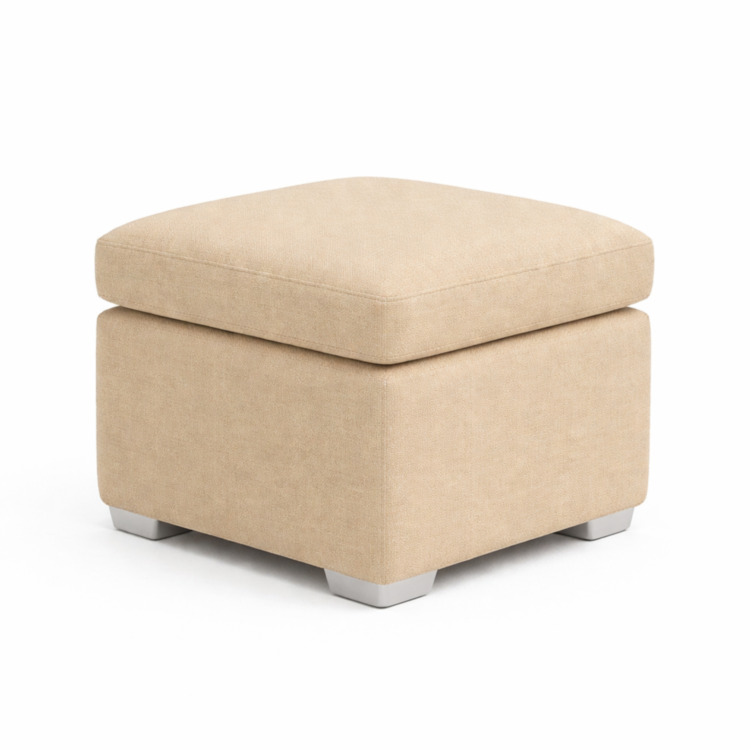 Pufa MODEL 1 40x40 - Beżowy (Kronos 35)