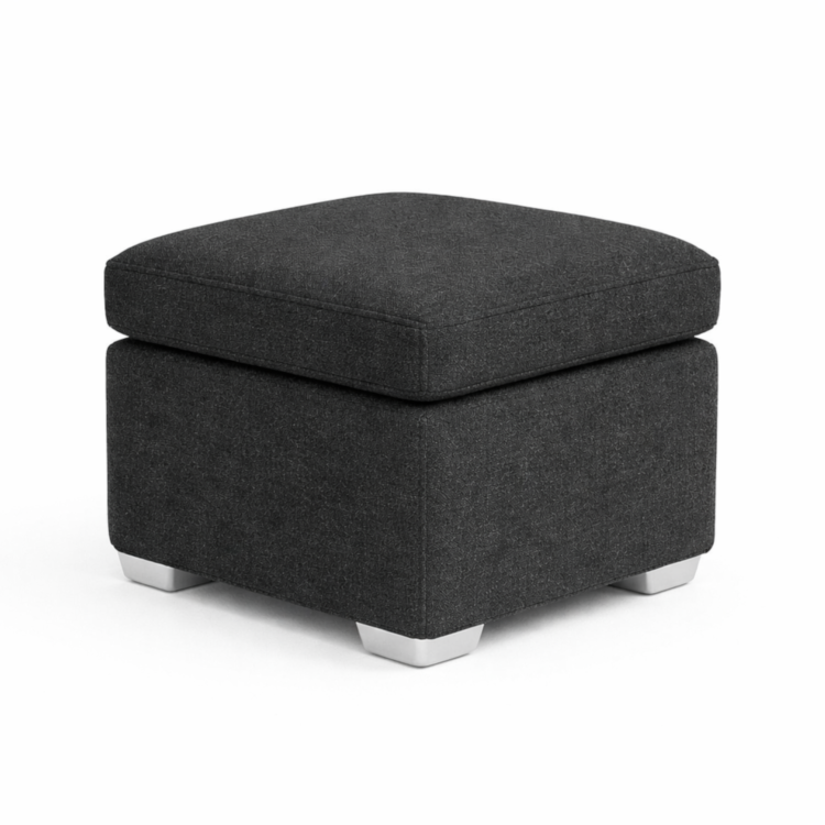 Pufa MODEL 1 40x40 - Ciemny szary (Kronos 34)