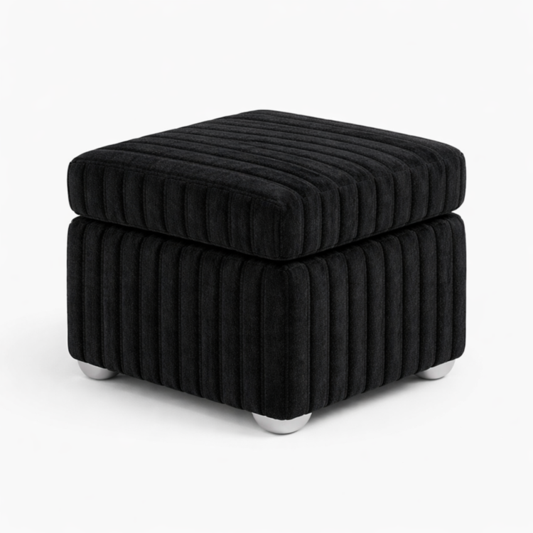 Pufa MODEL 1 40x40 - Czarny (TILIA 100)