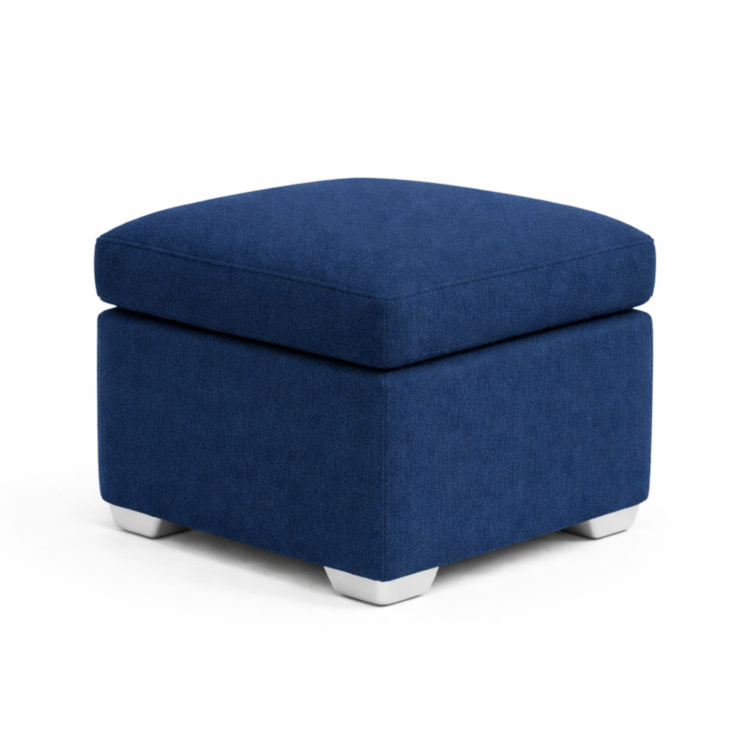 Pufa MODEL 1 40x40 - Granatowy (Kronos 09)