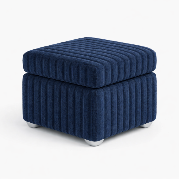 Pufa MODEL 1 40x40 - Granatowy (TILIA 77)