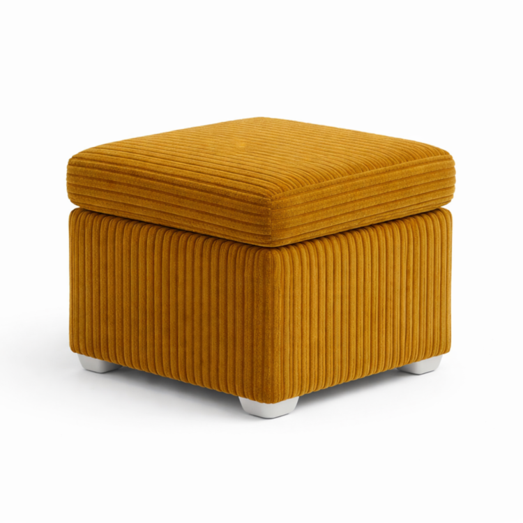 Pufa MODEL 1 40x40 - Musztardowy (POSO 001)