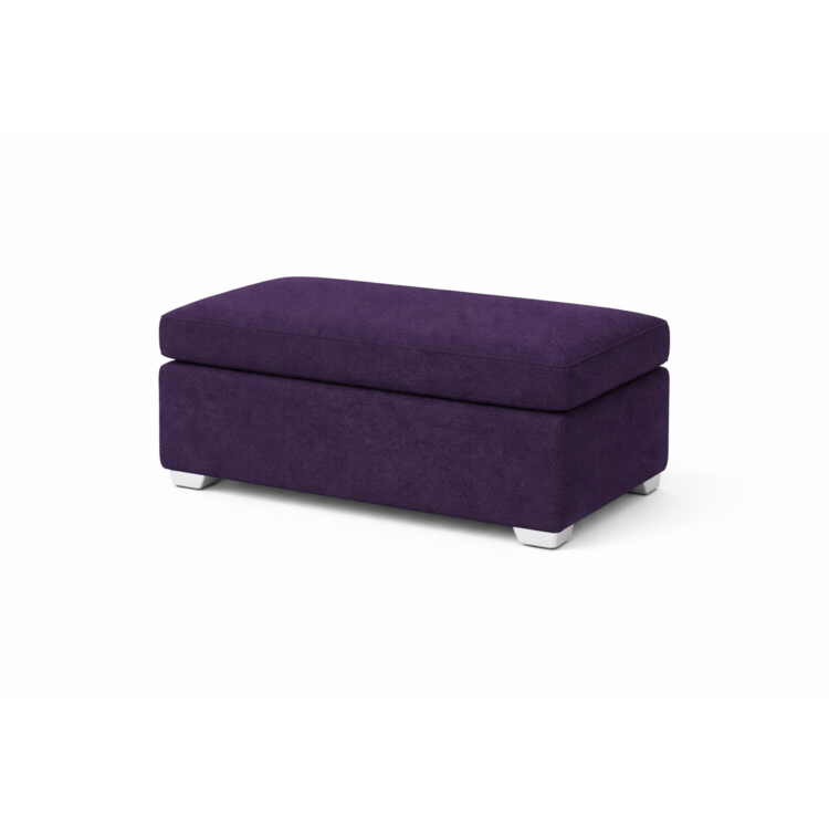 Pufa MODEL 1 60x40 - Fioletowy (Kronos 37) 1