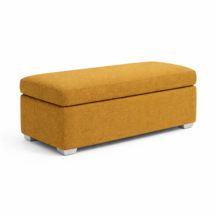 Pufa MODEL 1 70x30 - Musztardowy (Kronos 01)