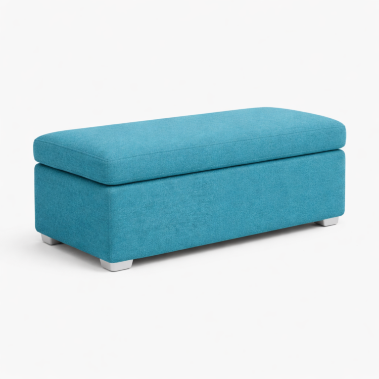 Pufa MODEL 1 70x30 - Turkusowy (Kronos 13)