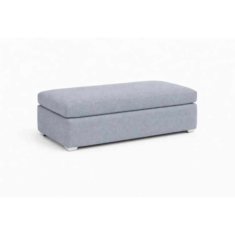 Pufa MODEL 1 80x40 - Jasny szary (Kronos 53)