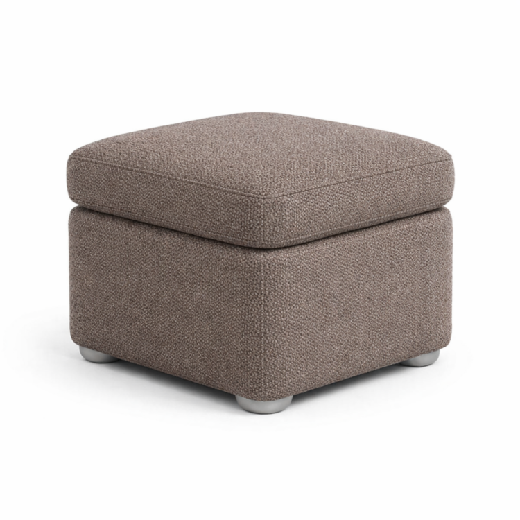 Pufa MODEL 1 I 40x40 - Brązowy (Isabel 105)