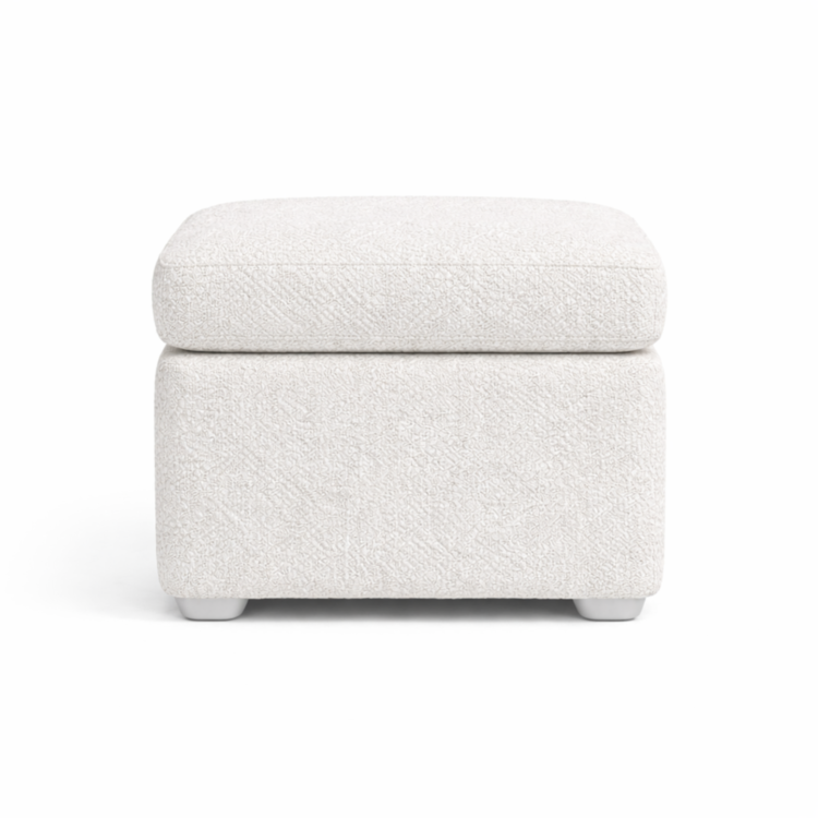 Pufa MODEL 1 I 40x40 - Śmietankowy (Isabel 101) 2