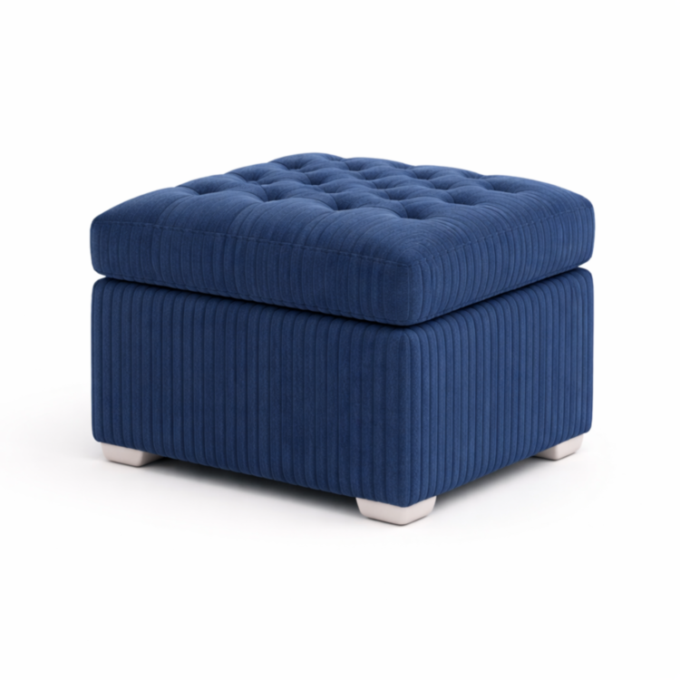 Pufa MODEL 2 40x40 - Granatowy (POSO 005)