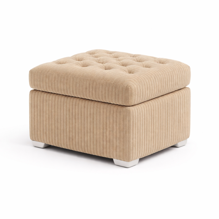 Pufa MODEL 2 40x40 - Kremowy (POSO 052)