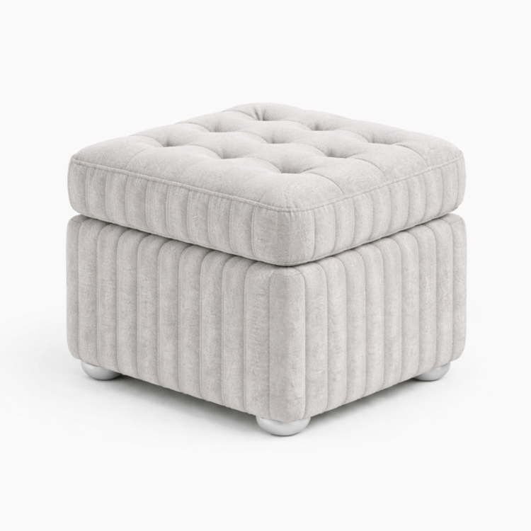 Pufa MODEL 2 40x40 - Szary (TILIA 86)