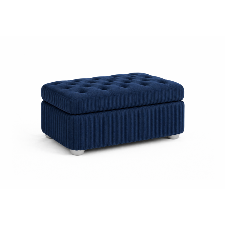 Pufa MODEL 2 60x40 - Granatowy (TILIA 77)