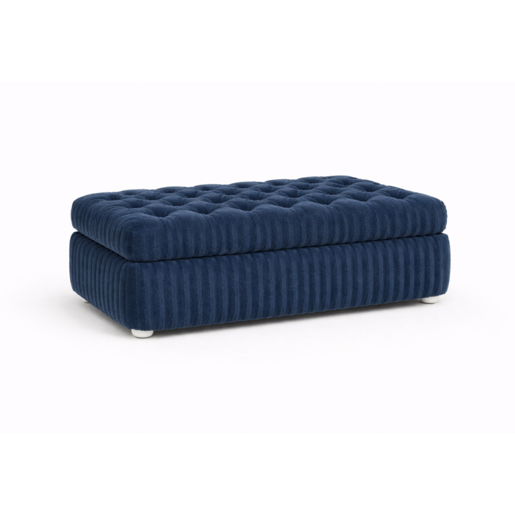 Pufa MODEL 2 80x40 - Granatowy (TILIA 77)